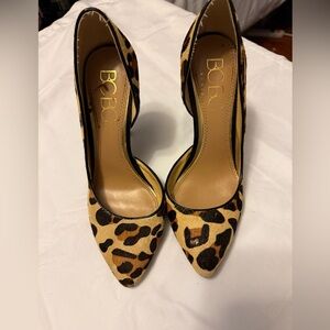 BCBG Women's Animal Print Heels